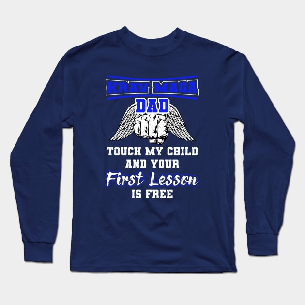 Krav Maga Funny Dad Long Sleeve T-Shirt by screamingfool